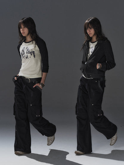 RIVET PANEL MULTI POCKET CARGO