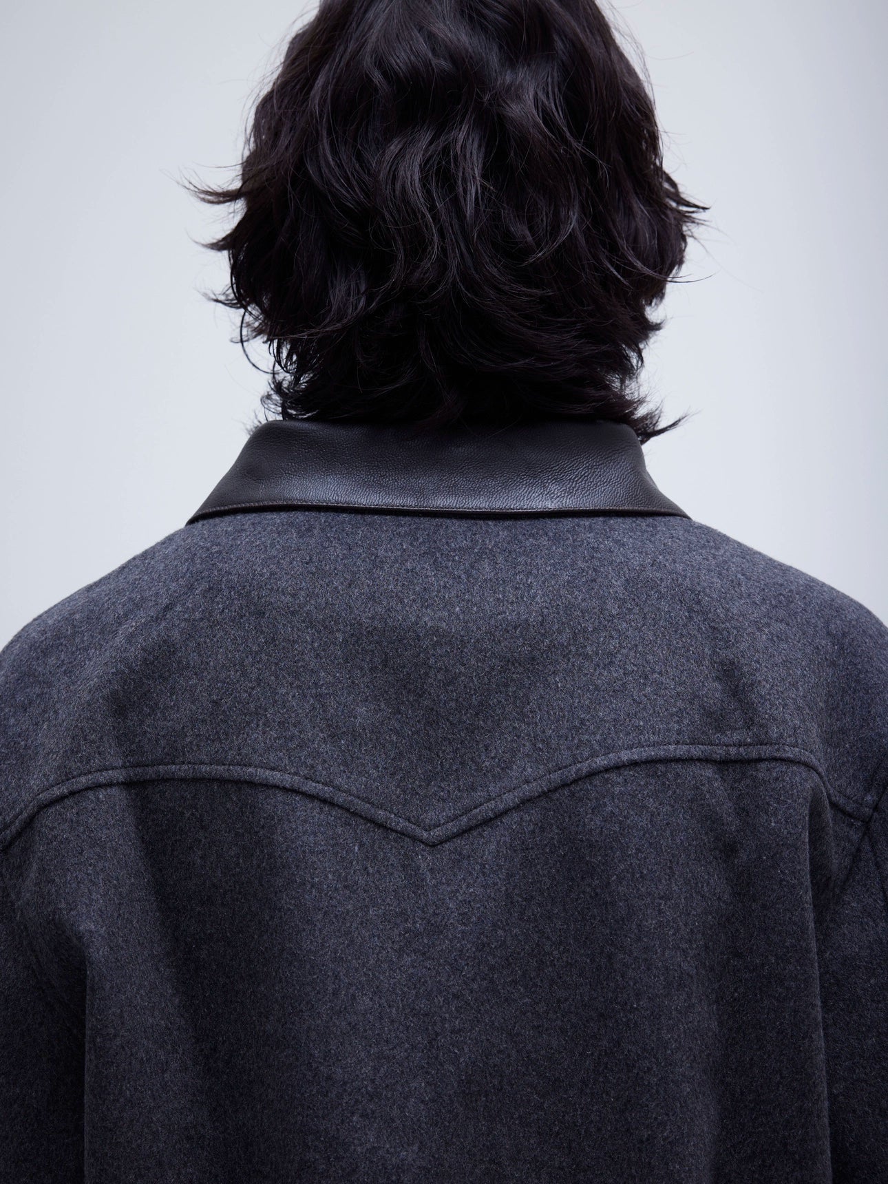 PATCHWORK WOOLEN SHORT JACKET