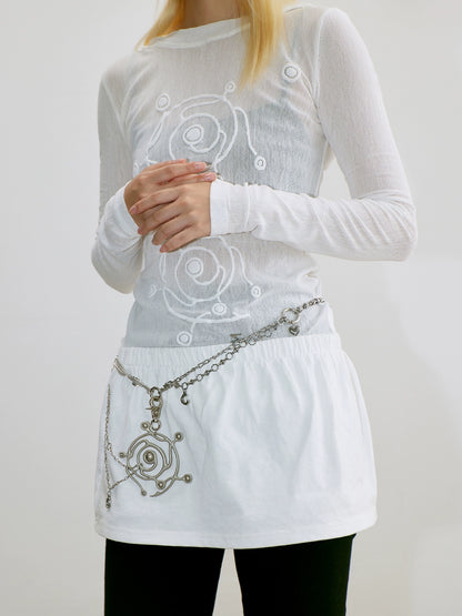 SPIRAL METAL WAIST CHAIN
