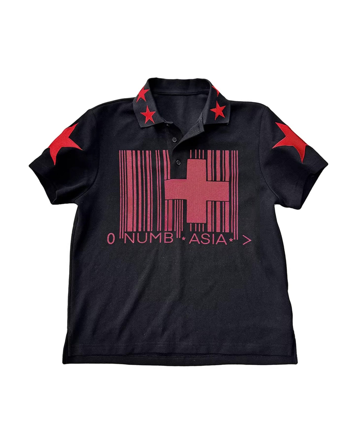 FLAG STAR EMBROIDERED POLO