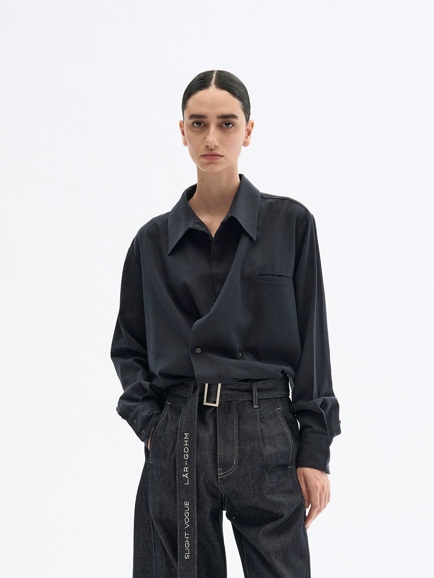 MORNING MIST TENCEL SHIRT