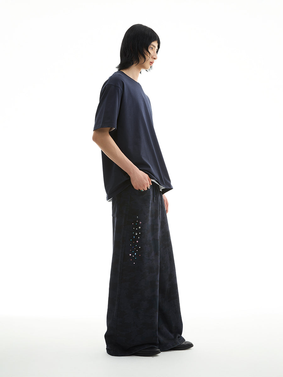 ROYAL BLUE CAMO DIAMOND PANTS