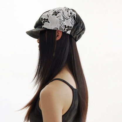 VINTAGE CAMO LACE BERET