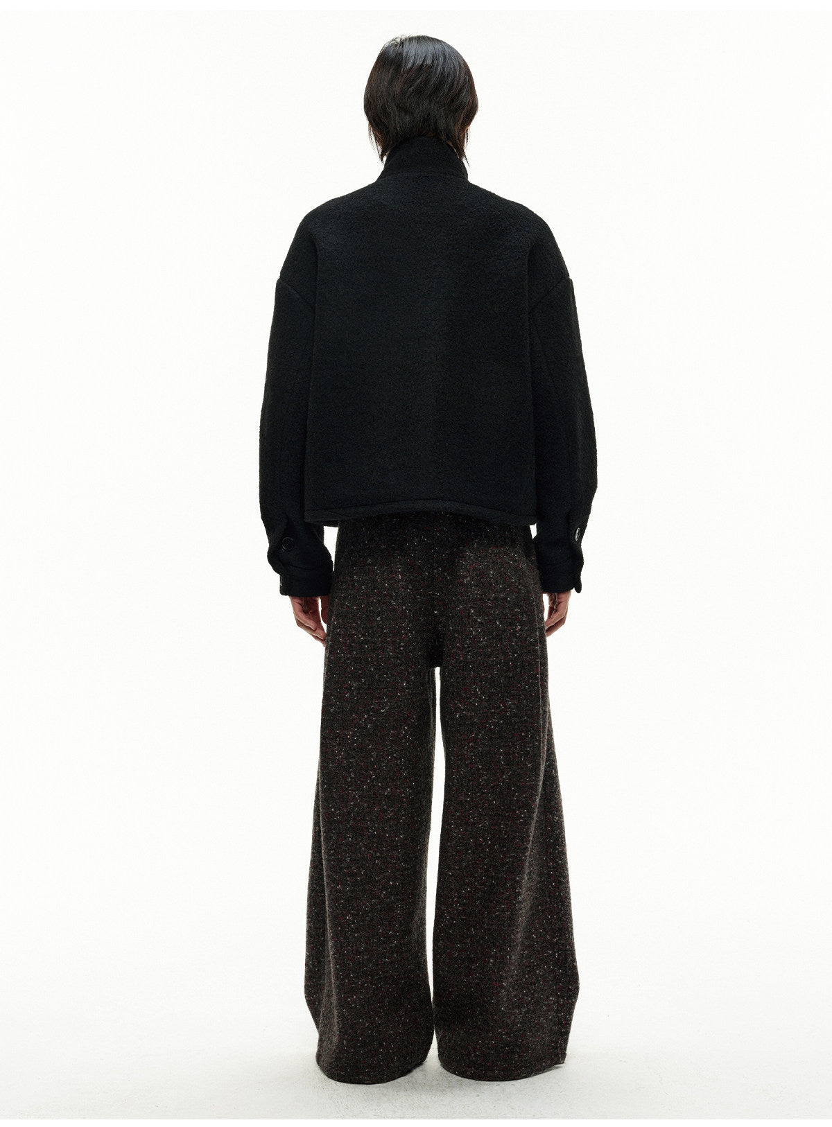 CURLY TEXTURE WOOL LOOP JACKET