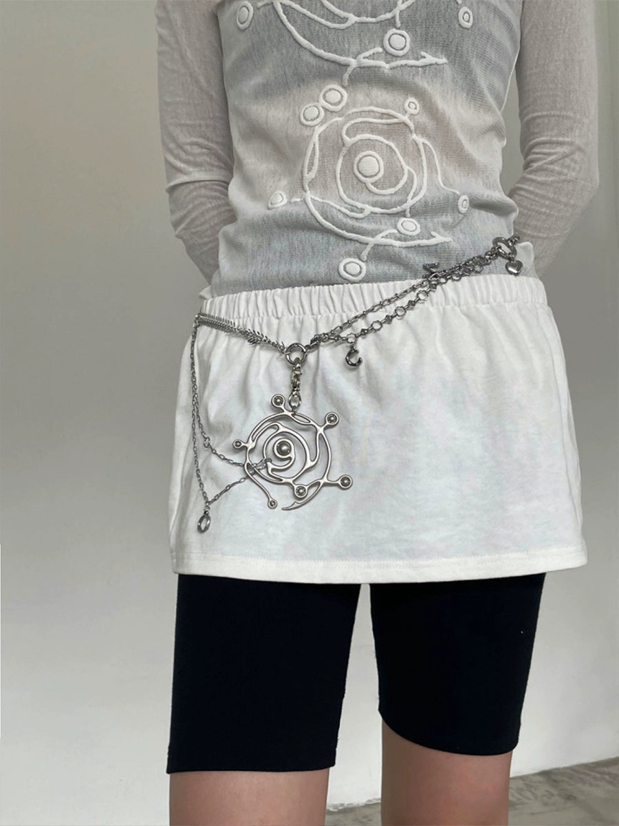 SPIRAL METAL WAIST CHAIN