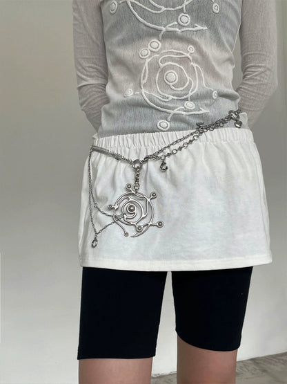 SPIRAL METAL WAIST CHAIN