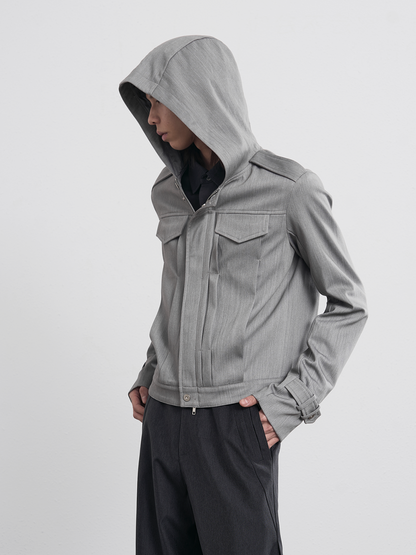 SLANT FRONT TYPE 2.5 HOODED BLAZER
