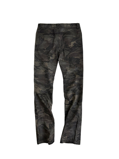 AGED BONE　CAMO TWILL TROUSERS