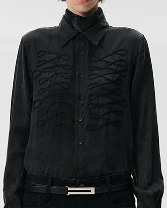 IMPERIAL COURT CORD EMBROIDERED SHIRT