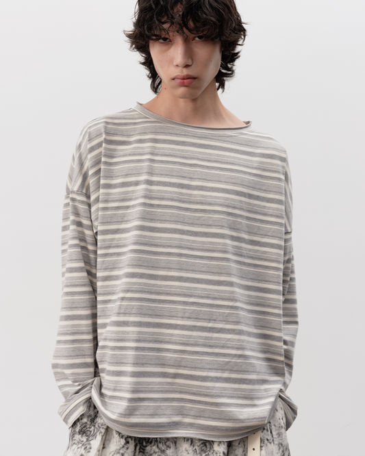 OFF-WHITE RELAXED STRIPE TOP
