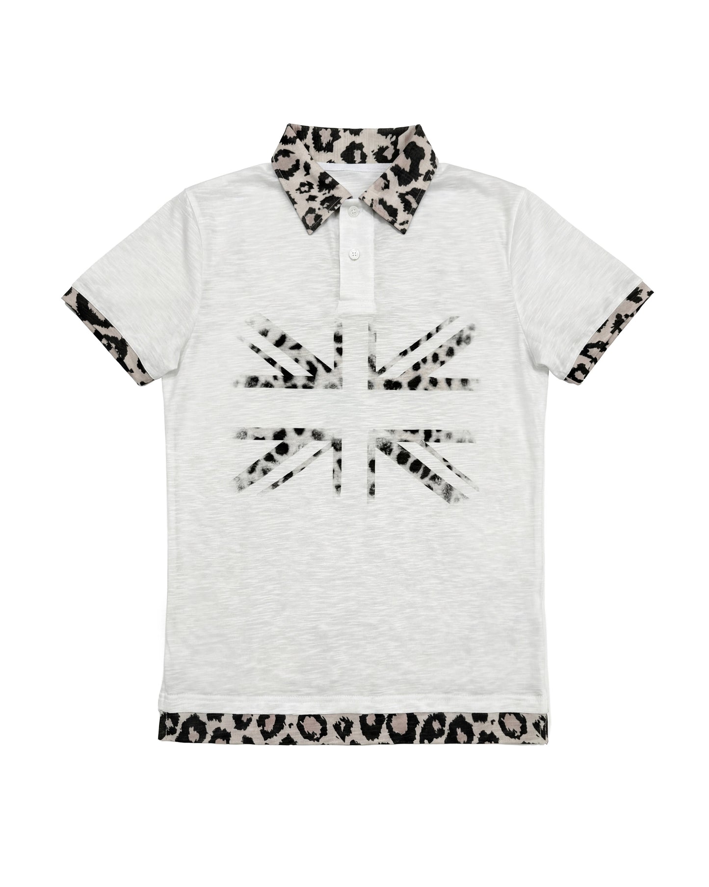 LEOPARD BAMBOO STREET POLO TEE
