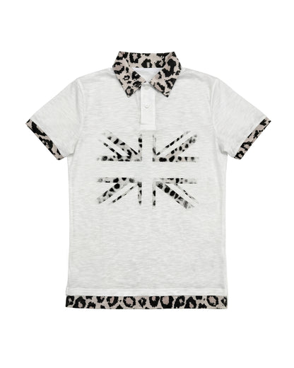 LEOPARD BAMBOO STREET POLO TEE