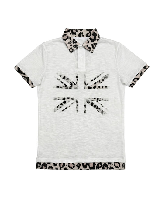 LEOPARD BAMBOO STREET POLO TEE