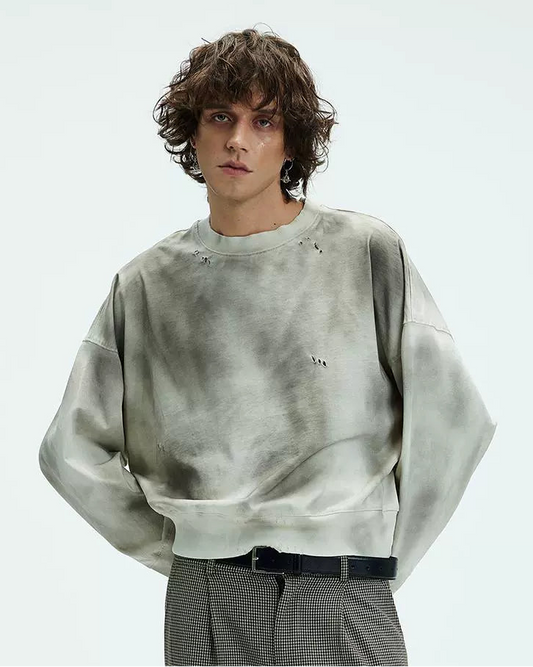 DIRTY DYED OVERSIZED SWEATSHIRT