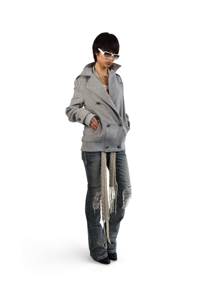 HEAVY STITCH RIVET POCKET JEANS