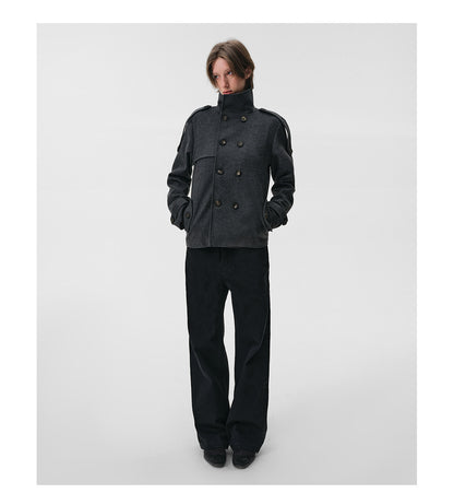 BRUTALIST GREY DOUBLE BREASTED JACKET