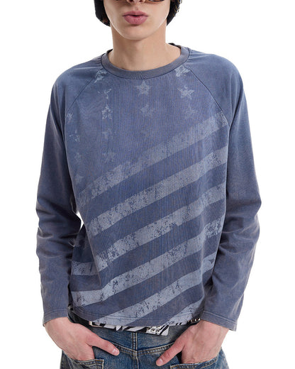 FADED NAVY STAR LONGSLEEVE