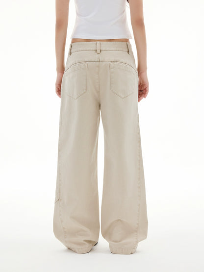 STAR BUTTON VINTAGE STRAIGHT SLACKS