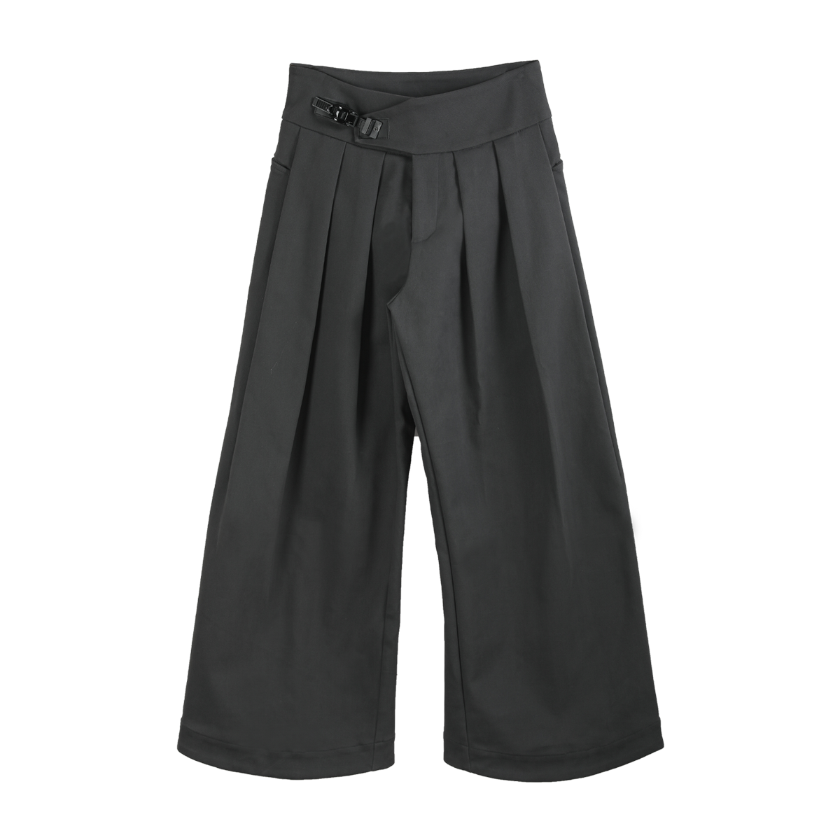 SLIDE BUCKLE'S  GREY PLEATED SLACKS