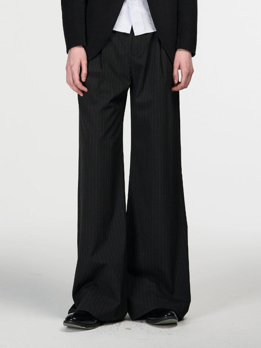 RIBBON PATCHWORK SMOKING PANTS