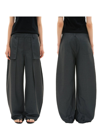 PATCH POCKET BANANA PANTS
