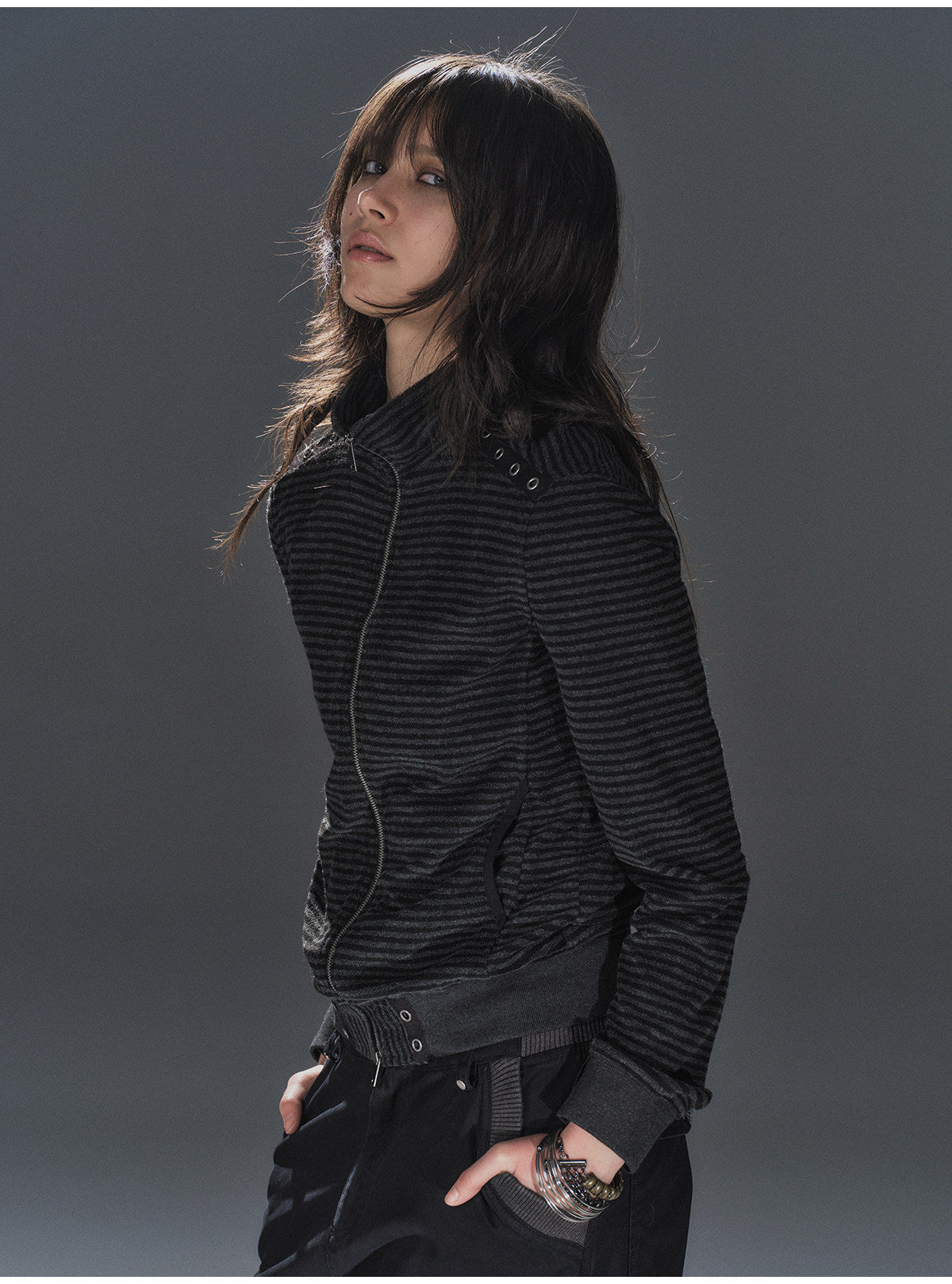 ASH SIGNAL EYELET TRACK BLOUSON