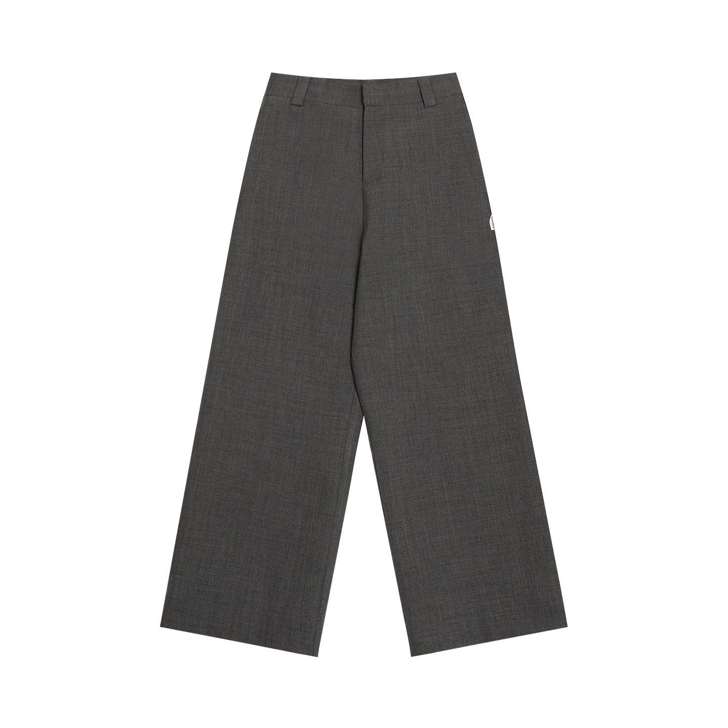 THICK TEXTURED STRAIGHT TROUSERS