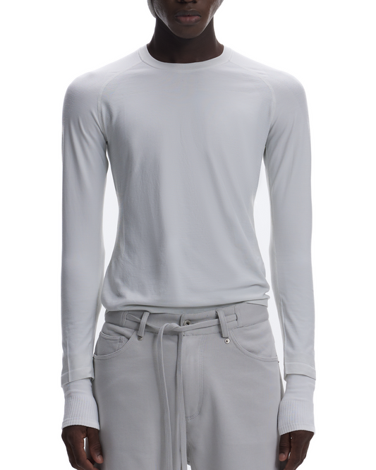 SEAMLESS JACQUARD KNIT LONGSLEEVE