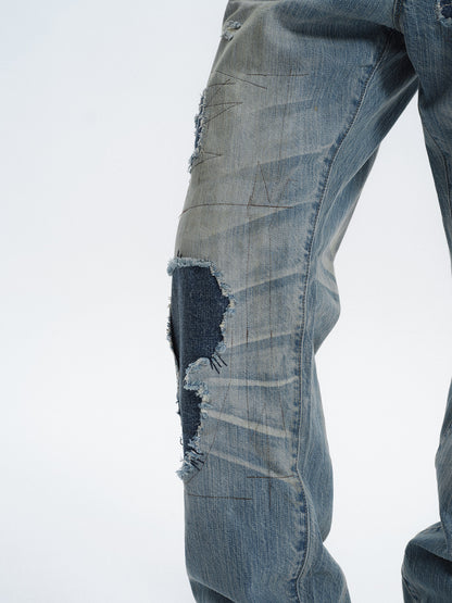 MELANCHOLY PARIS BUCKLE JEANS