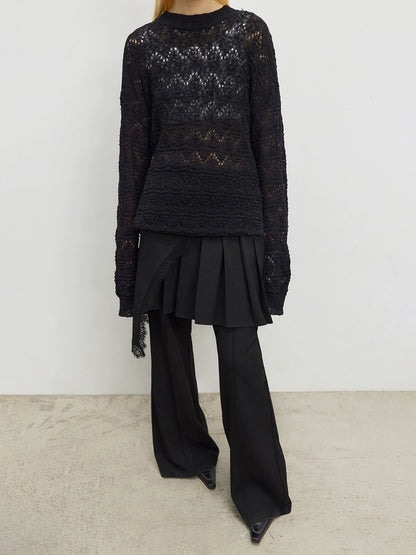 DETACHABLE LAYERED LACE CULOTTES