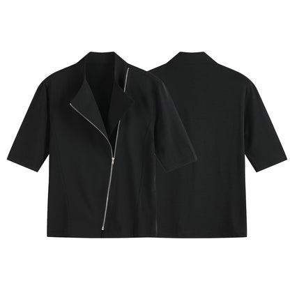 SHADOW PANEL SHORT SHIRT
