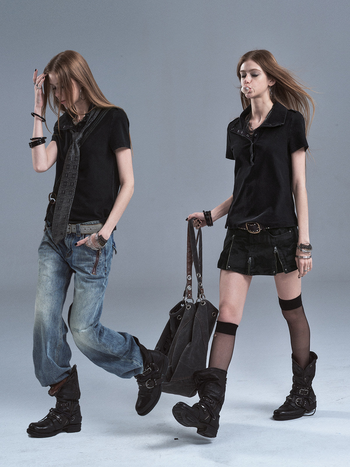 METAL SNAP FITTED TEE