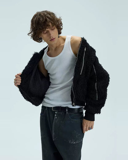 HEAVYWEIGHT FUR FLEECE JACKET