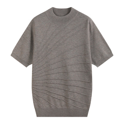 LOOSE THREAD TEXTURED KNIT