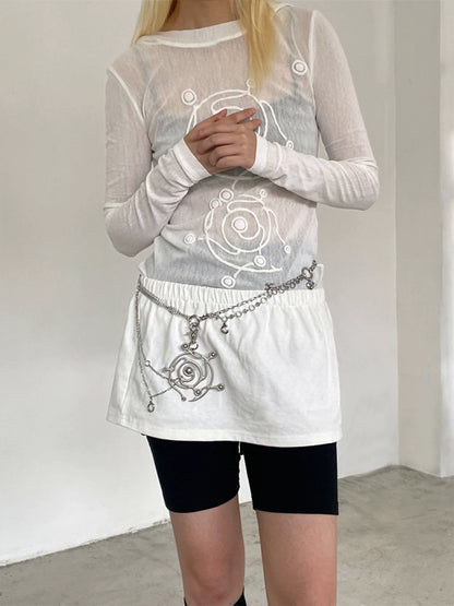 SPIRAL METAL WAIST CHAIN
