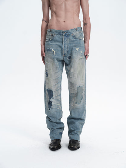 MELANCHOLY PARIS BUCKLE JEANS