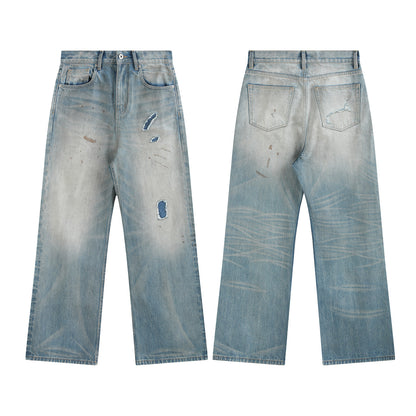 MISTY FADED STRAIGHT DENIM