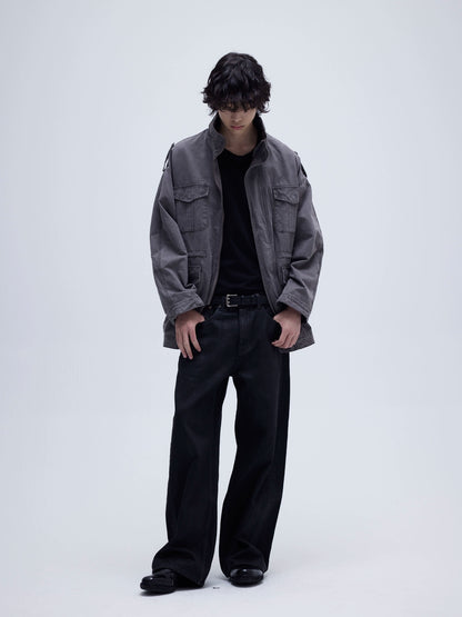 DISTRESSED RIPPLE M65 JACKET