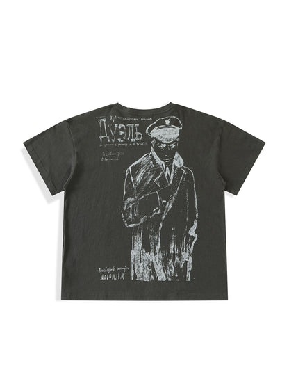 VAMPIRE PORTRAIT CREW NECK TEE