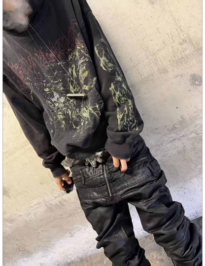 BONE WASH TAPE DENIM