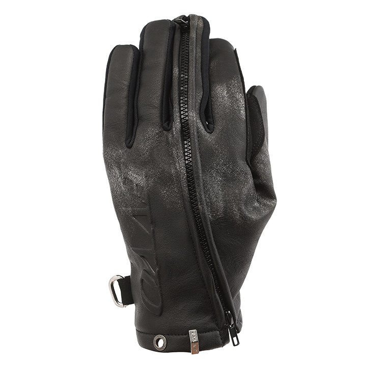 ZIP CUFF LEATHER TECH GLOVES