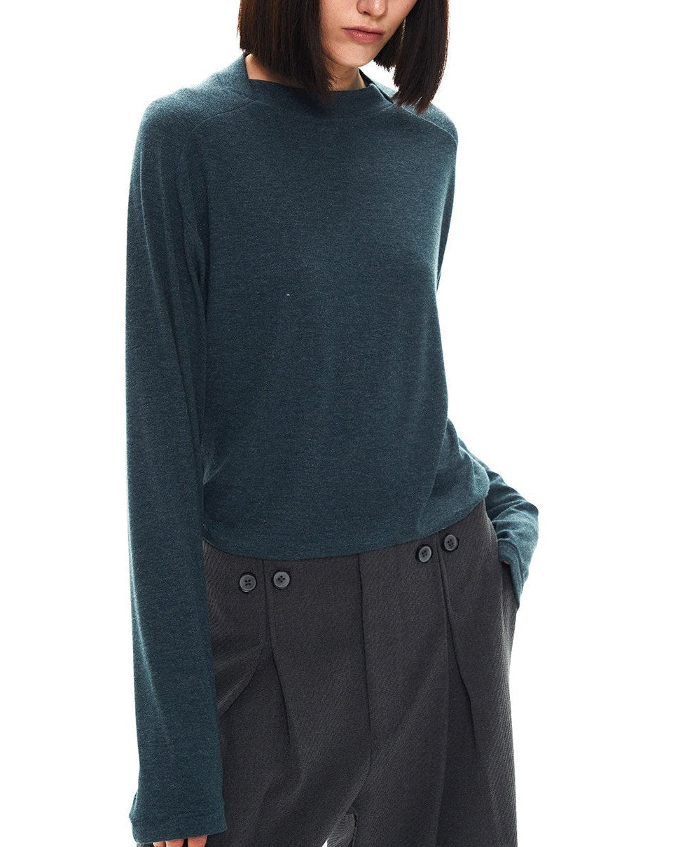 MATTE RAGLAN KNIT TEE
