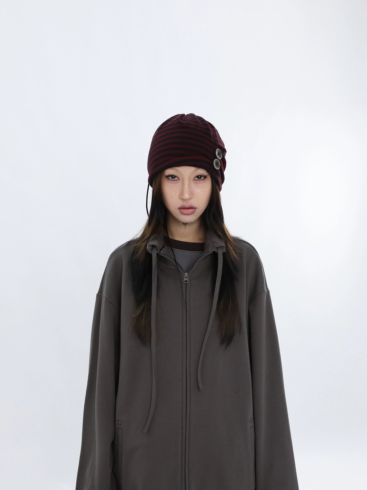 STRIPED SUBCULTURE CUFFED HAT