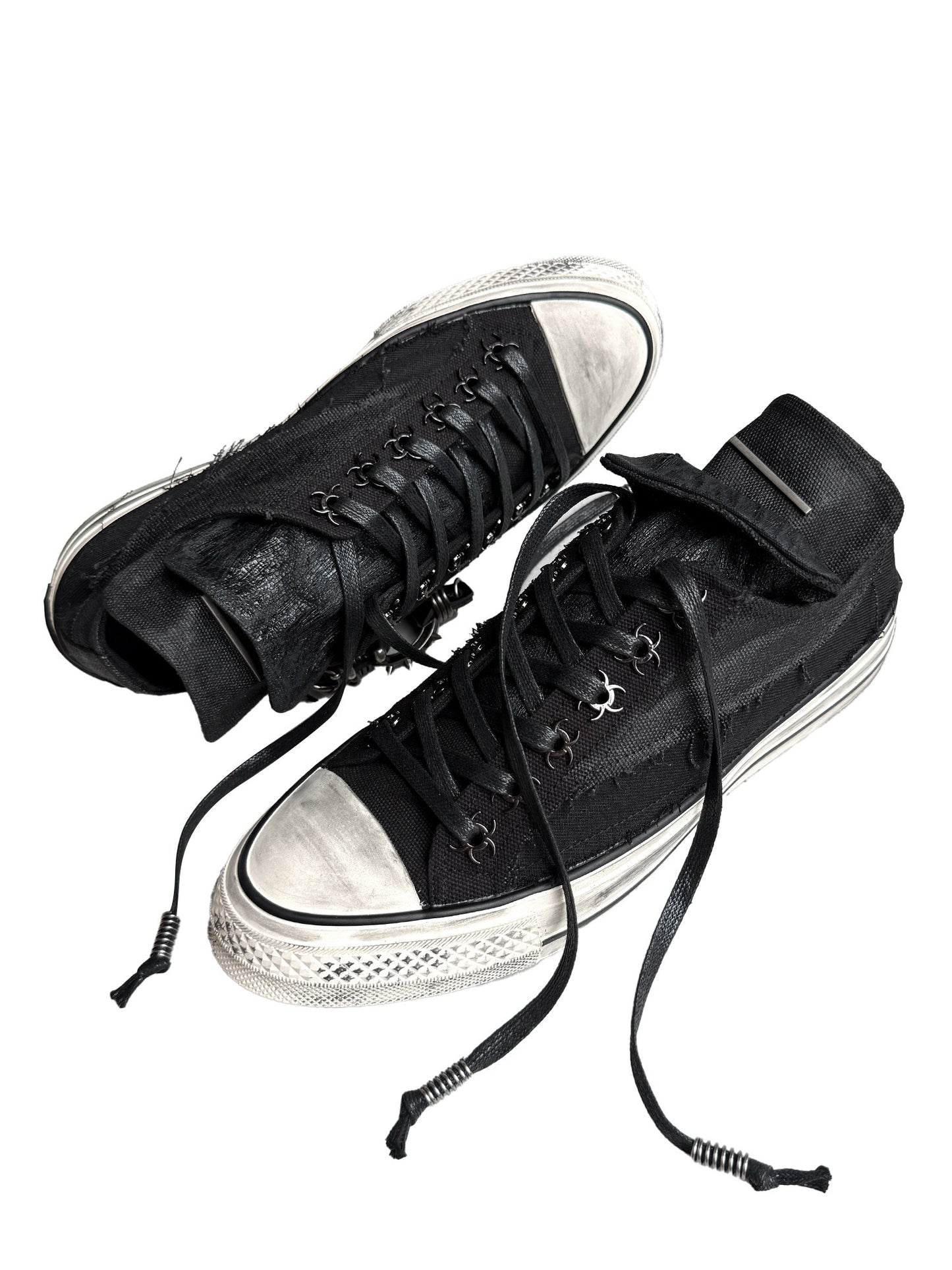 WAXED TONGUE SPRING VULCANIZED SNEAKERS