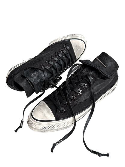 WAXED TONGUE SPRING VULCANIZED SNEAKERS