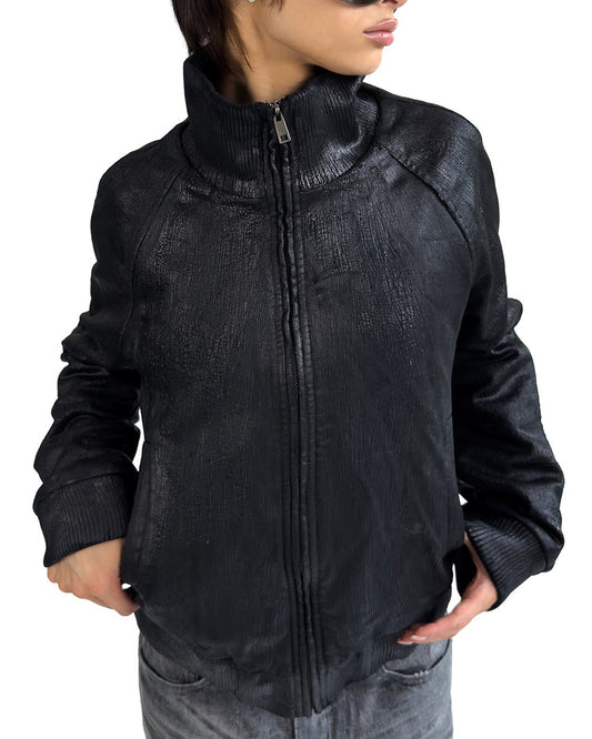 DECAYED CRACKLE PEELING RAGLAN JACKET