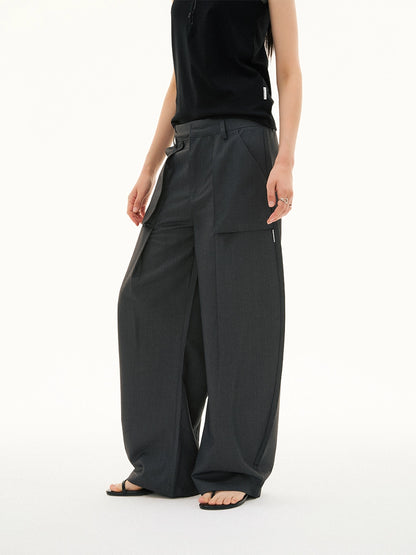 PATCH POCKET BANANA PANTS