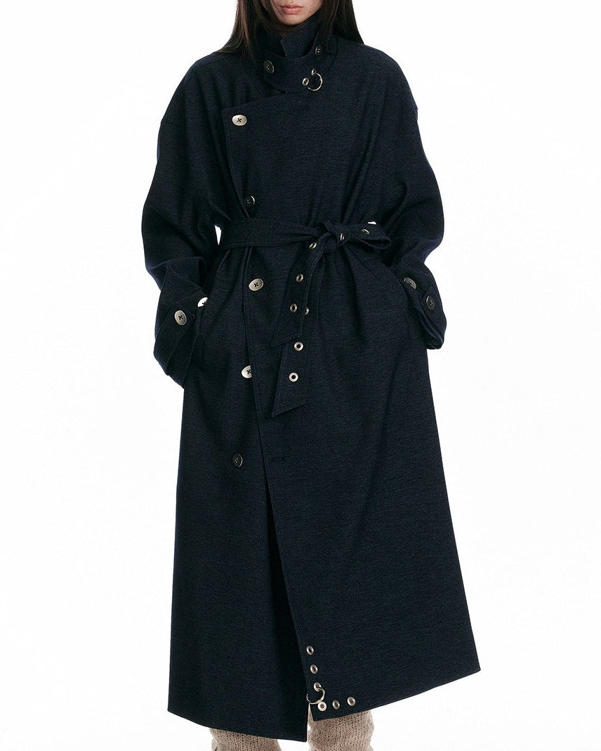 DOUBLE BREASTED NAVAL TRENCH