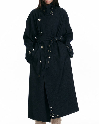 DOUBLE BREASTED NAVAL TRENCH