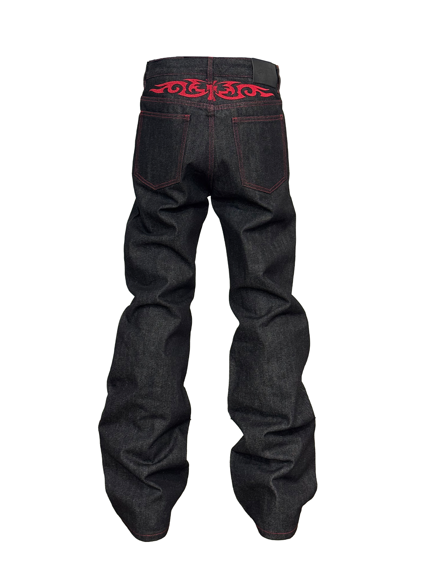 13OZ ASIA FLORAL BOOTCUT DENIM